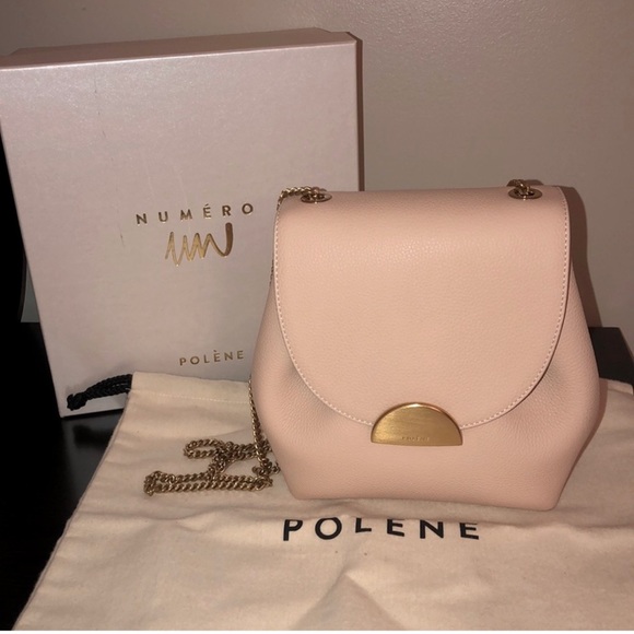 Polene Handbags - The Polene Number One Mini in light pink